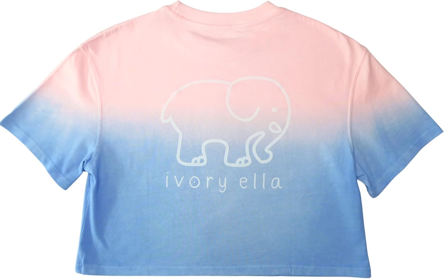 Ivory Ella Womens SS Cropped Boxy Tee - Image 3