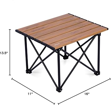 WildCall Ultralight Camping Table, Compact Aluminum Folding Beach Table