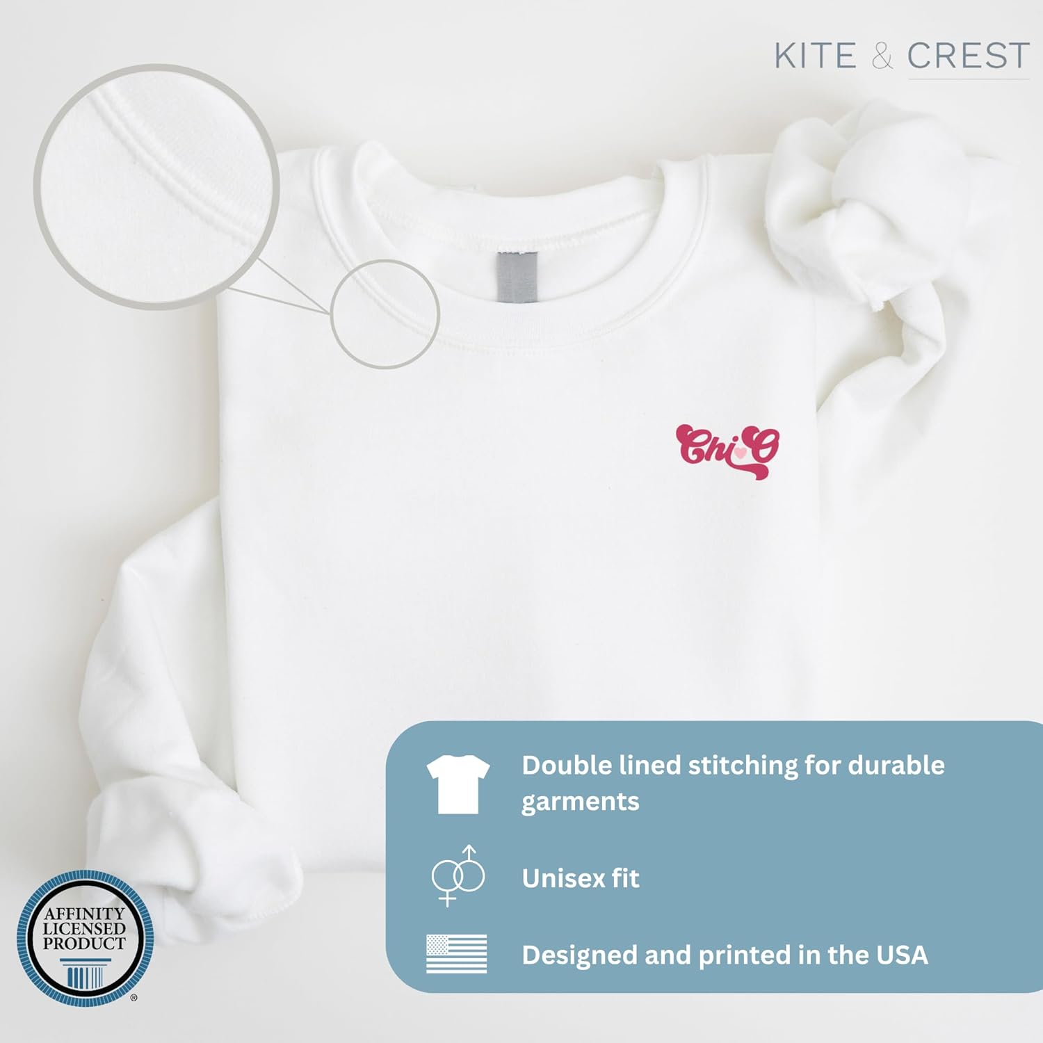 Heart Haven Sorority Crewneck Sweatshirt, Big Little Gift, Initiation Gift, Long Sleeve Sweater Merch