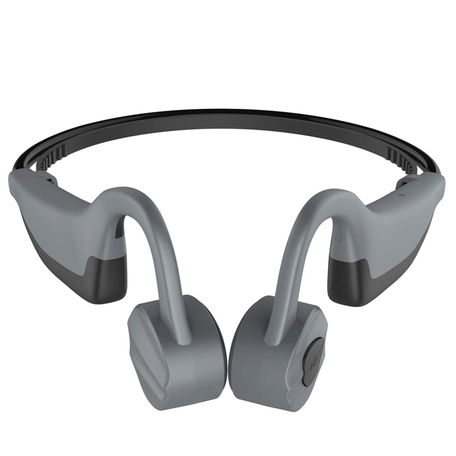 Cuffia a conduzione ossea 2 in 1 16 GB Lettore Mp3 Bluetooth 5.0 Auricolare k7 per la vita Salute Impermeabile Corsa Fitness Sport Headset (Grigio)