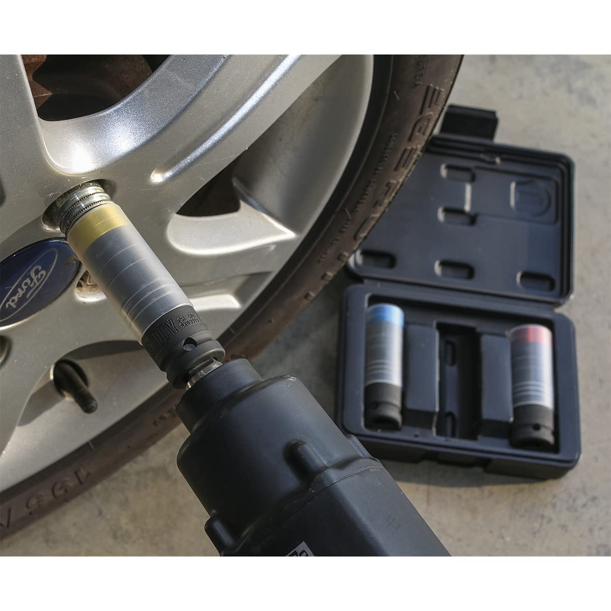 SEALEY sx039 ultra-power de roue en alliage, douilles à choc carré 1/2 Drive, Lot de 3