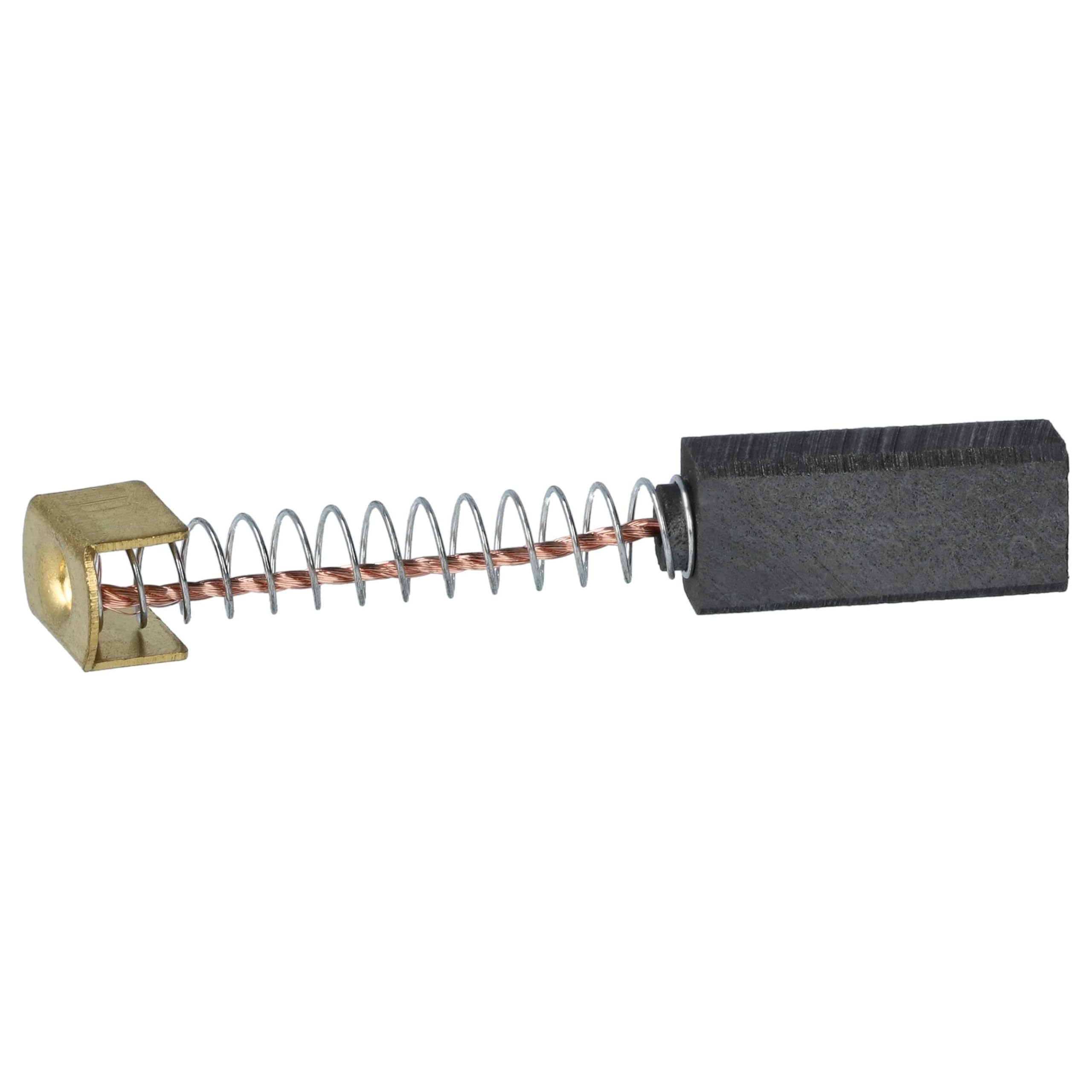vhbw 2x spazzola carbone 6 x 9 x 20mm compatibile con Kirby Sentria II, Sentria F-Style macchina da cucire