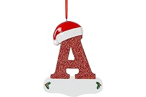 Personalized Christmas Ornaments Letters for Holiday Cheer