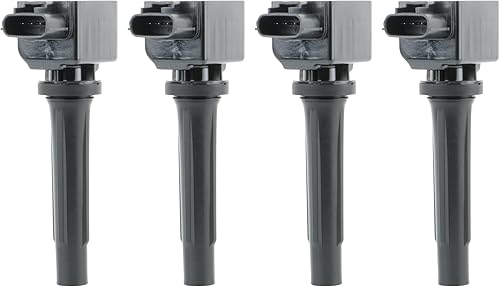 AA Ignition - Juego de 4 bobinas de encendido compatibles con vehículos Mazda L4 2.0L, 2.5L Engine - 2012-2020 - 3, 6, CX-3, CX-5, CX-9, MX-5 Miata