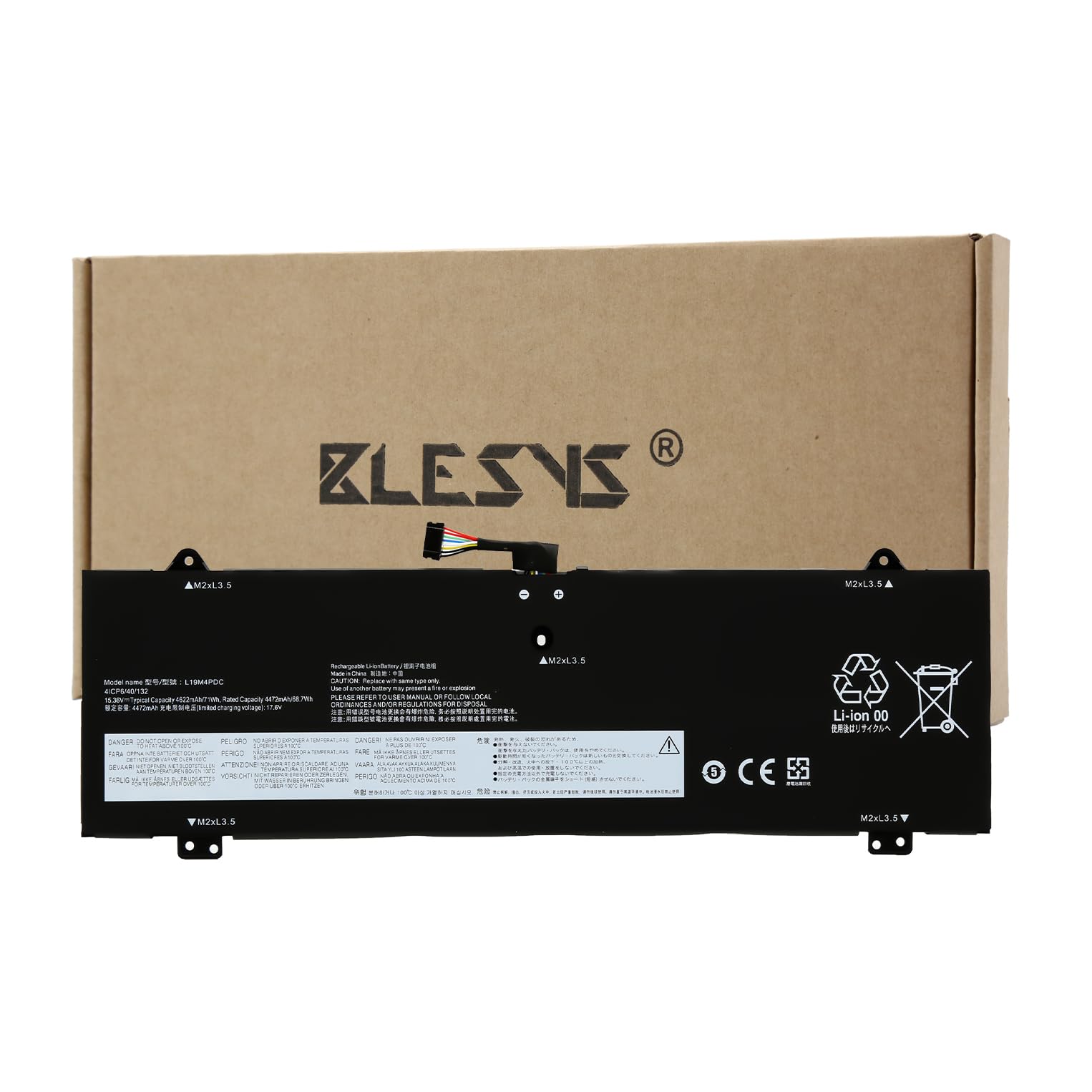 L19C4PDC L19L4PDC L19M4PDC Laptop Battery Replacement for Lenovo Ideapad Yoga 7-14ITL5 7-15ITL5 82BJ Yoga 7i (15 inch) 2 in 1 Series 5B10Z26482 SB10Z26481 5B10Z26485 SB10Z26486 5B10Z26479 SB10Z26483