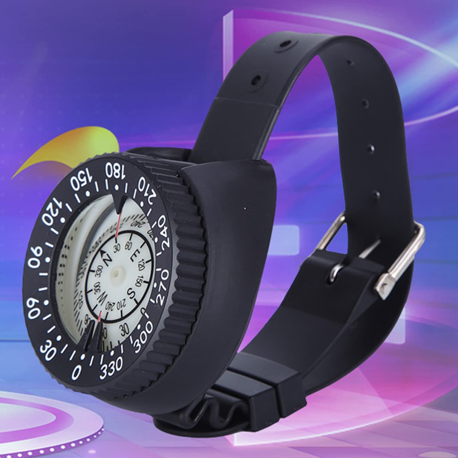 Mini Boussole d'extérieur légère en Plastique étanche, Accessoire pour randonnée, Camping, équipement de Survie, Bracelet de Montre, Boussole en ABS, Profondeur 50 m,