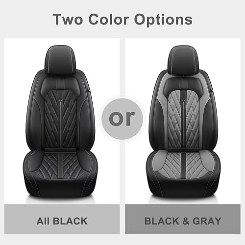 Miniatura 7 de Fundas de asiento para automóvil 2 asientos delanteros compatibles con Mazda CX5 2013-2024 CX-5, fundas de asiento de cuero transpirables e