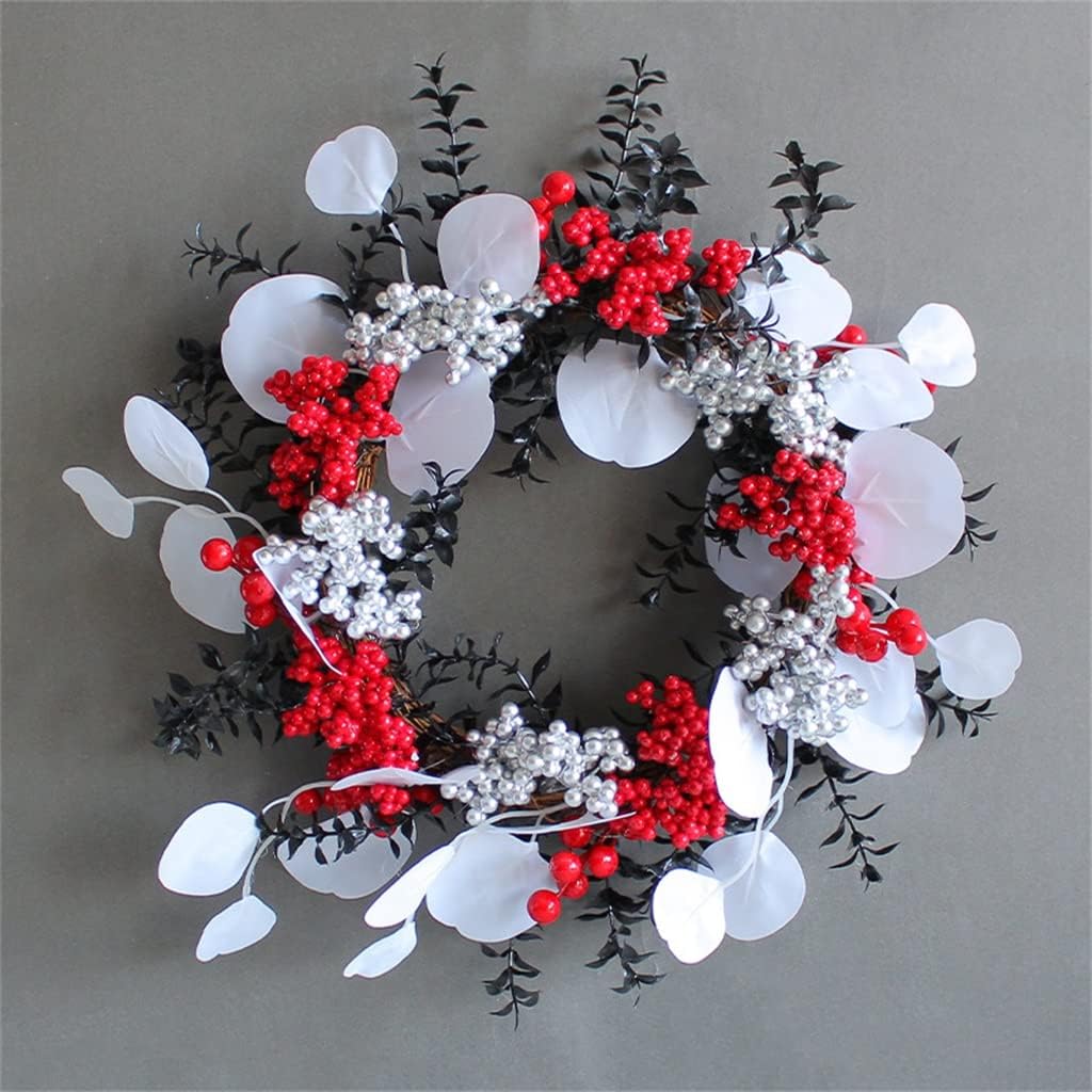 Red Fruit Garland Door Hanging Decoration Mall Festival Dead Branch Berry Wreath Window Pendant (D 1)