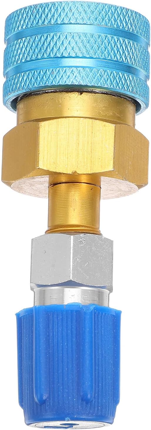 CALLARON R1234yf to R134a Ac Quick Connect Fittings Refrigeration Connector Kit Manual Quick Coupler Adapter for Car Air Conditioner Hose Recharging