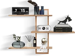 12 Small Office Ideas That Maximize Limited Space 2 3 Tier Wall Shelves,Decorative Floating Shelf for Wall,Plants Photo Shel...