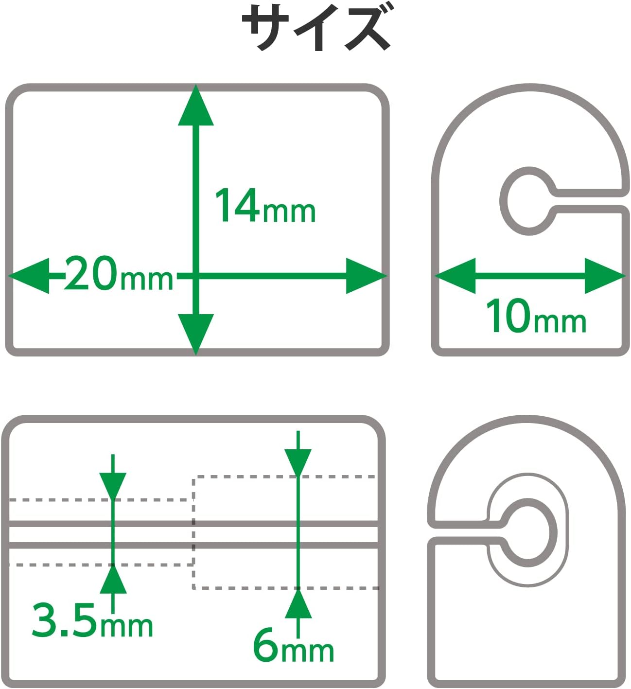 Elecom EKC-CHS01DGY Cable Holder, Magnetic 5-Wire Fastening, Cable Clip, Cable Attachment, Adhesive Fixing, Wire Prevention, Dark Gray