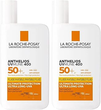 La Roche-Posay Anthelios UVmune 400 SPF50+ Sunscreen 50 ml 2 Pieces