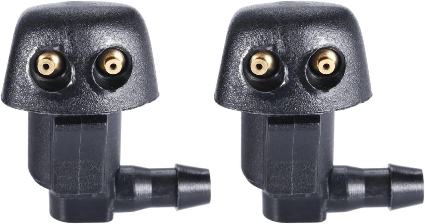 Compatible with Mazda 6 MK1 2002-2008 for Mazda 3 MK1 2003-2009 for Mazda 5 MK2 2006-2010 2Pcs Car Front Windshield Wiper Washer Nozzle GK2C67510B Windshield Washer Nozzles
