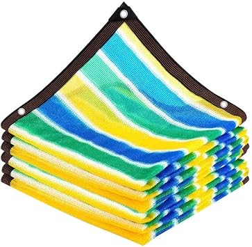YSUEFIJO Outdoor Sun Shade Cloth 3.3x3.3ft, Durable Mesh Tarp with Grommets, Resistant Garden Sun Shade Netting, Heavy Duty Mesh Tarp, Sun Shade Cover for Plant Greenhouse Flowers