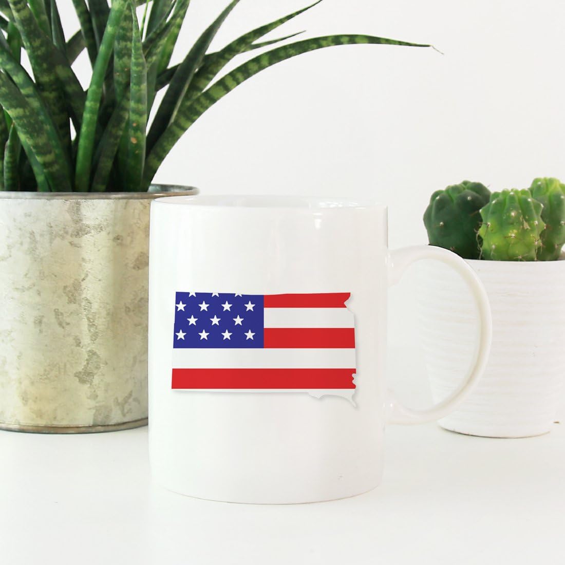 Andaz Press 11oz. US State Coffee Mug Gift, United States Country Flag, South Dakota, 1-Pack, Presidential Election Veterans Day Fourth of July Party Decorations Birthday Christmas Gift Ideas