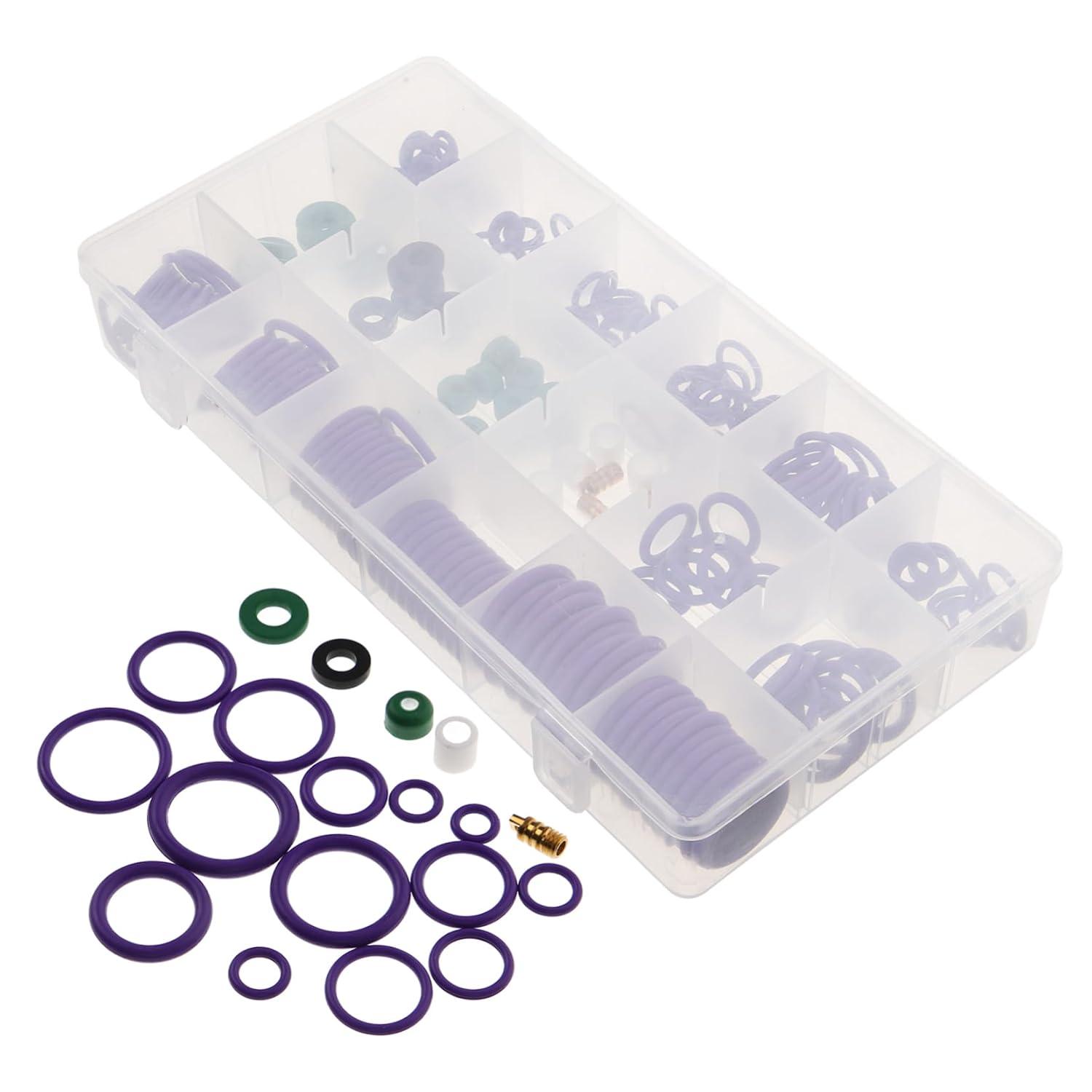 Cabilock 1Set Gasket Kit for Air Conditioning Durable Rubber Assorted Easy Installation for Automotive Repairs and Maintenance