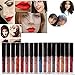 Froomer 16 Colors Waterproof Long Lasting Matte Liquid Lipstick Beauty Lip Gloss (16PCS)