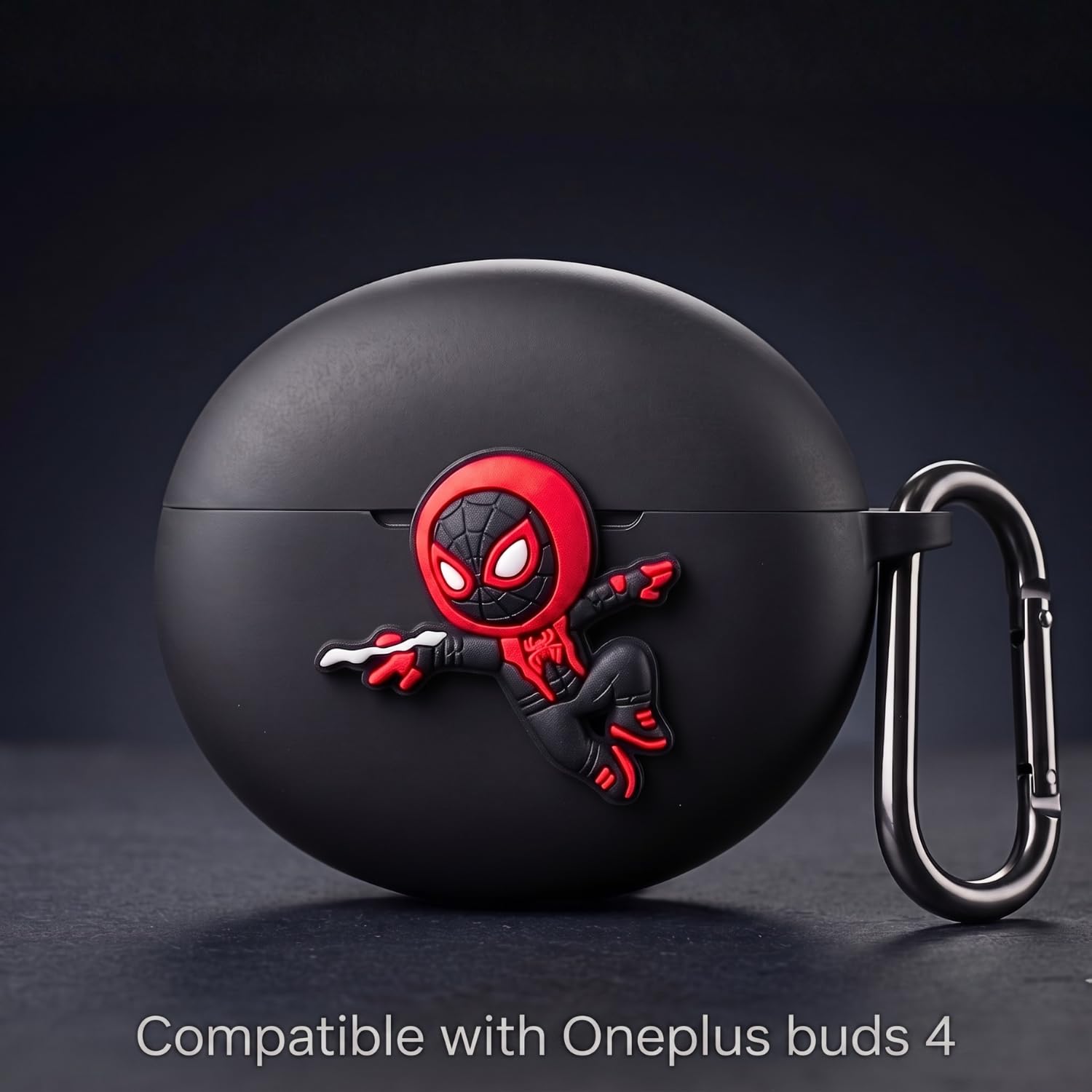 kapture case Compatible with Oneplus Buds 4/ Oneplus Buds 4 case Cover with Hook,Cover with Silicone 360° Protection (SPM) — Amazon image 2