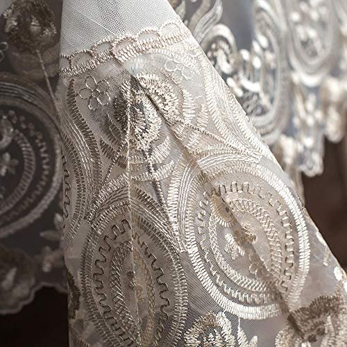 Artable T83807M4-A Lace Rectangular Tablecloths With Exquisite Macrame Border Clear Embroidered Kitchen Holidays Fabric Tablecloth thumb #4