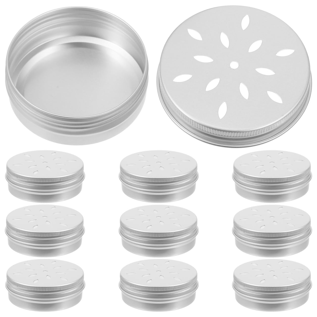 Mipcase Lot de 10 boîtes d'entraînement pour Chiens en Aluminium avec Trous d'aération pour favoriser la capacité à renifler et soulager Le Stress Lors de l'entraînement des Chiens