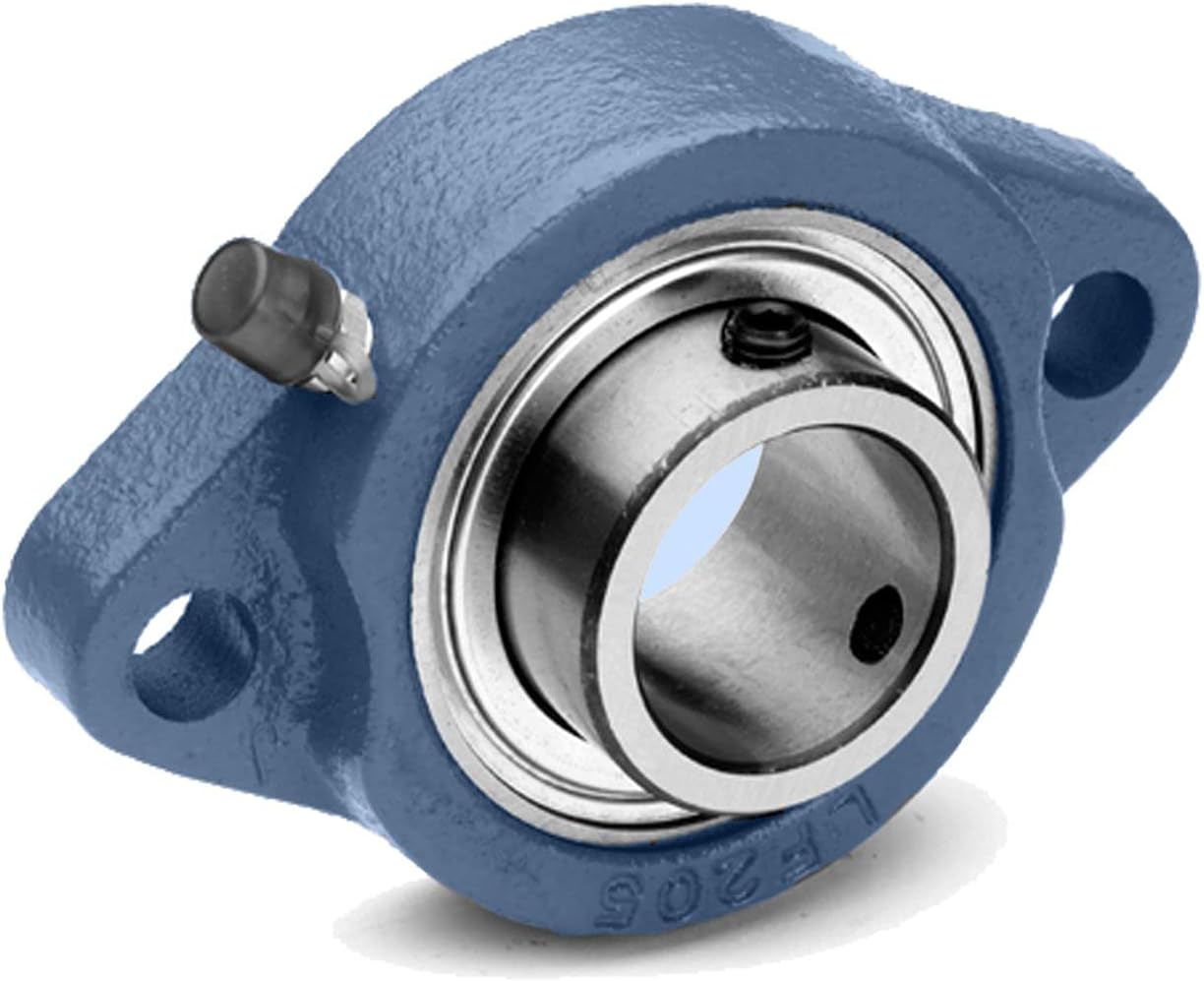 Flange Bearing, 2-Bolt, Ball, 1/2 Bore