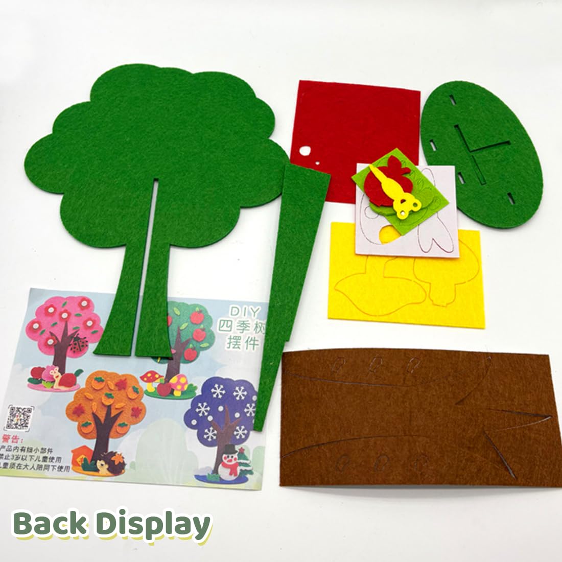 Kit fai da te per bambini con pannello in feltro autunnale
