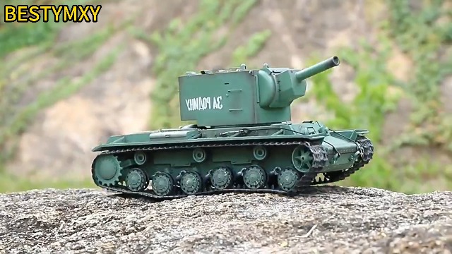 Amazon.com: BESTYMXY RC Tanks Heng Long Russia KV-2 Heavy Tank, 1