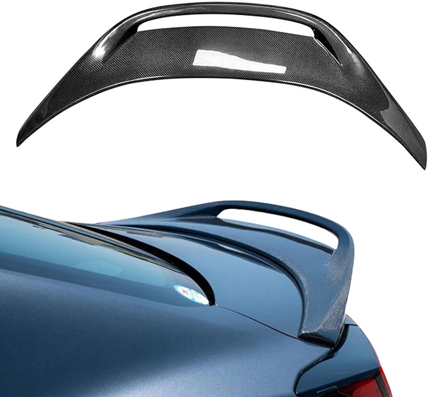 Carbon Fiber Rear Wing Spoiler Compatible with Toyota GR86 BRZ 2022-2024 Rear Trunk Lip Spoiler Wing Vehicle Body Styling Kit