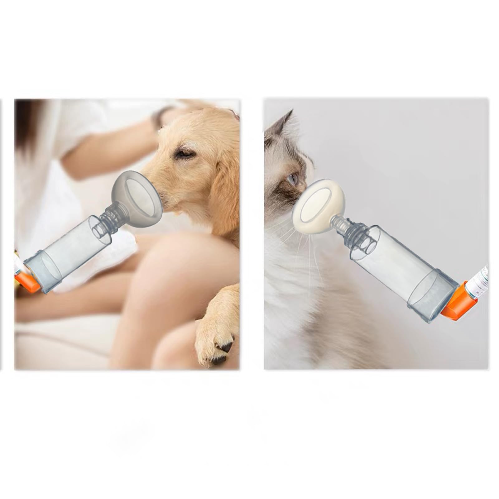 Amazon | xieddd犬猫用エアロチャンバーは 喘息 喘鳴、咳な 吸入器
