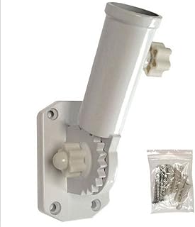 AES USA Premium Store Adjustable Mounting Bracket Metal Flag Pole Holder (1