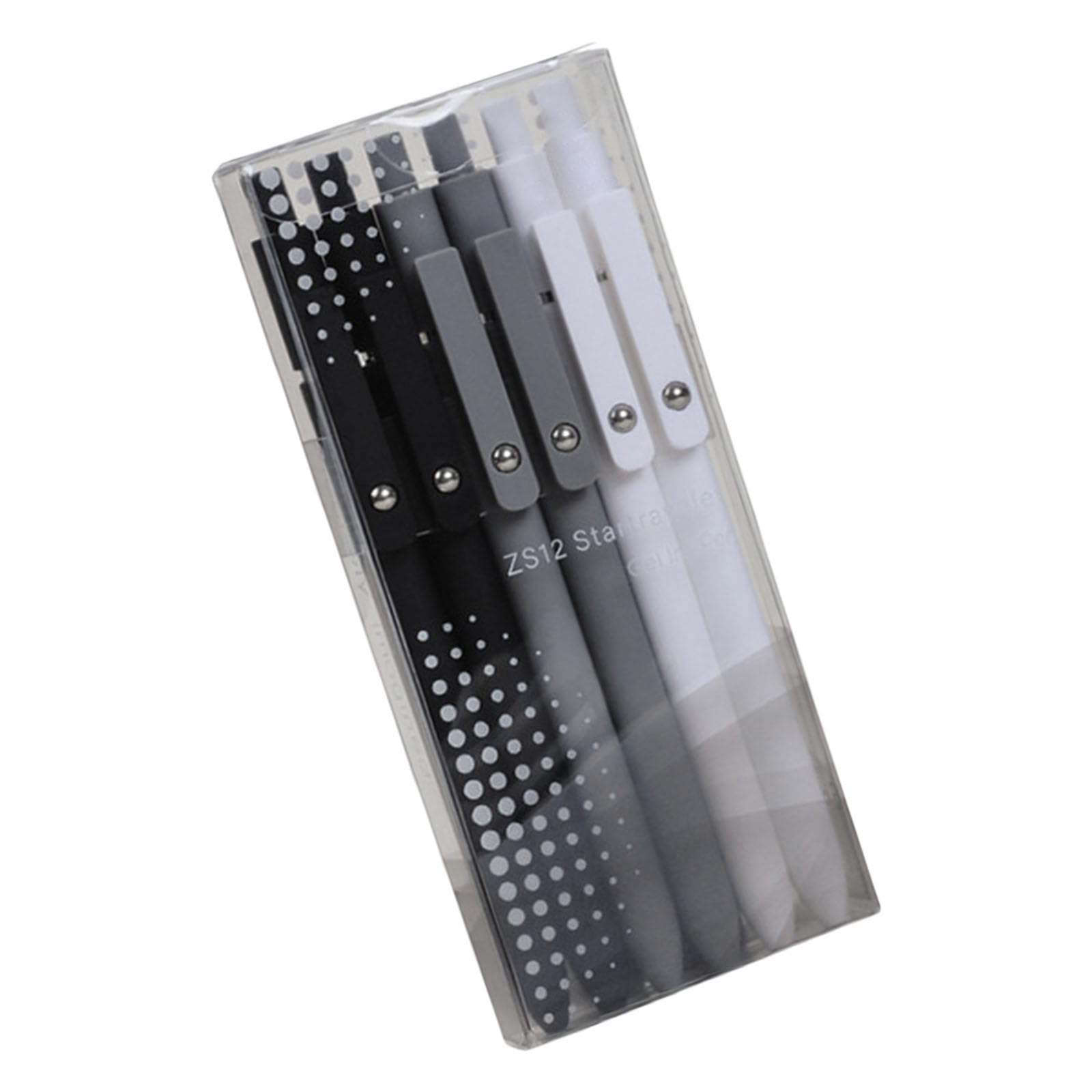 Veltros 6Pieces Press Action Gel Inks Pen 0.5MM Tip Retractable Gel Pen Drying Journaling Pens for Writing Note Taking Retractable Pens