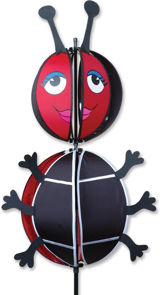 Premier 22721 Wind Garden Spinning Friends Wind Spinner, Ladybug