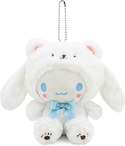 Miniatura 1 de Yonclap Juguete de peluche de oso polar, lindo muñeco de animales de peluche de animé, regalo de cumpleaños para niñas y niños (azul, 4 pulgadas)