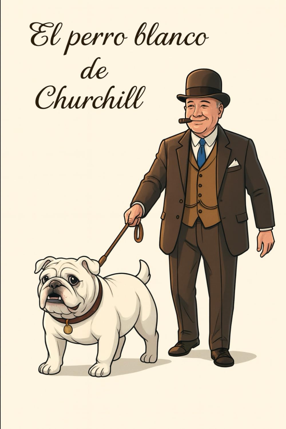 El perro blanco de Churchill