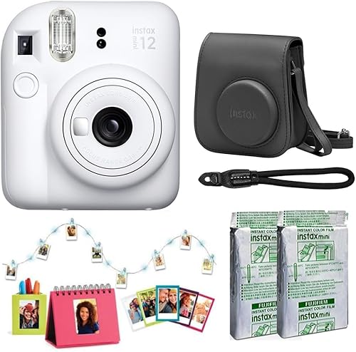 Miniatura 3 de Fujifilm Instax Mini 12 - Kit de accesorios para cámara instantánea (morado lila) con película Instax Mini, paquete de aluminio (paquete de 2) y