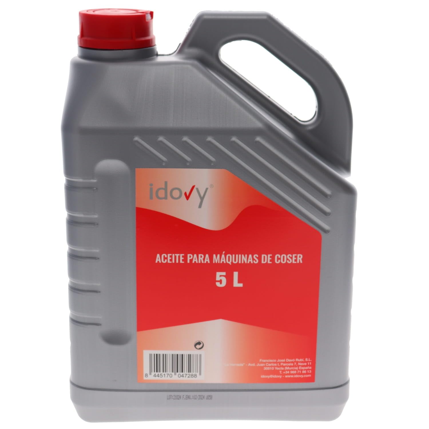 Huile spéciale pour machines à coudre - Lubrifiant incolore (5 litres)