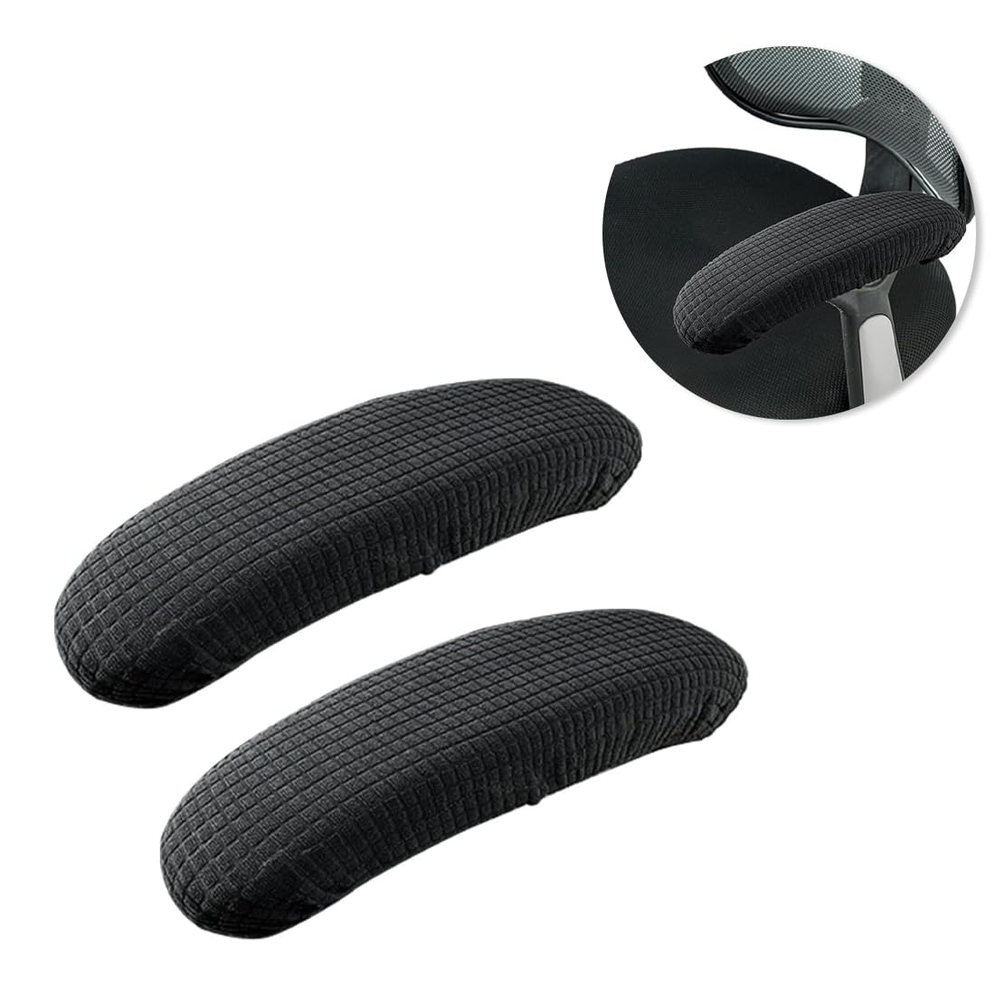 Copribraccia Per Sedia Ufficio AFCJLTO - Set Da 2 In Poliestere Elasticizzato, Antiscivolo