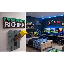 Gaming Room Decor, Door Sign and Light Switch Cover Set, for Kids Boys Fans Birthday Stuff Gifts,