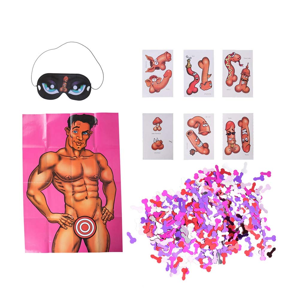 Amazon.com: Amosfun Bachelorette Party Decorations Set,Pin The Willy On  Billy Hen Party Bachelorette Girls Night Drinking Game Kit for Single Party  Club Festival : Home & Kitchen