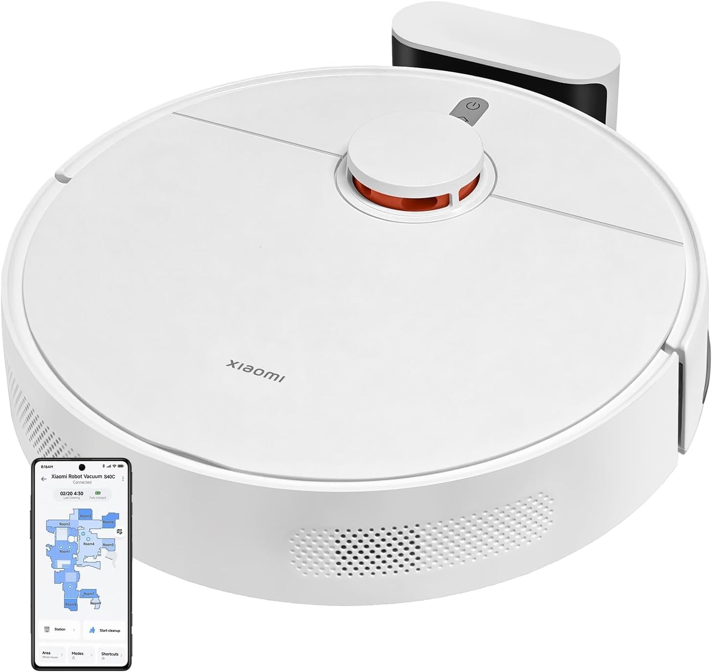 Robot Aspirador 5000Pa con Navegación Láser: Xiaomi S40C