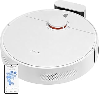 XIAOMI Robot Aspirador S40C, Aspirador y fregona 2 en 1, 5000Pa Succión Aspirador con Navegación Láser LDS, Recarga automática, Compatible con Suelos Duros y alfombras de Pelo Corto