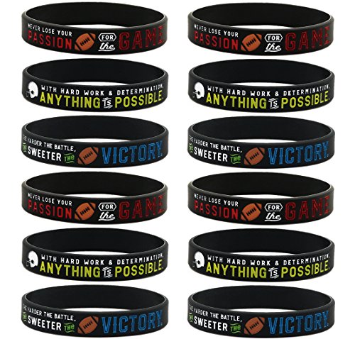 Inkstone Football Motivational Silicone Bracelets Sport Gift