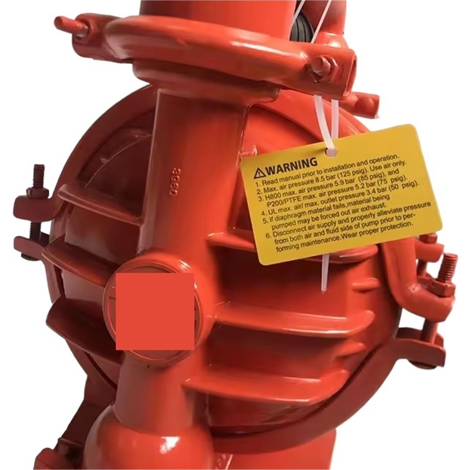 Pompa Membranowa, T4 Metalowa pneumatyczna mini pompa membranowa z podwójnym sprężonym powietrzem i membraną Buna-N