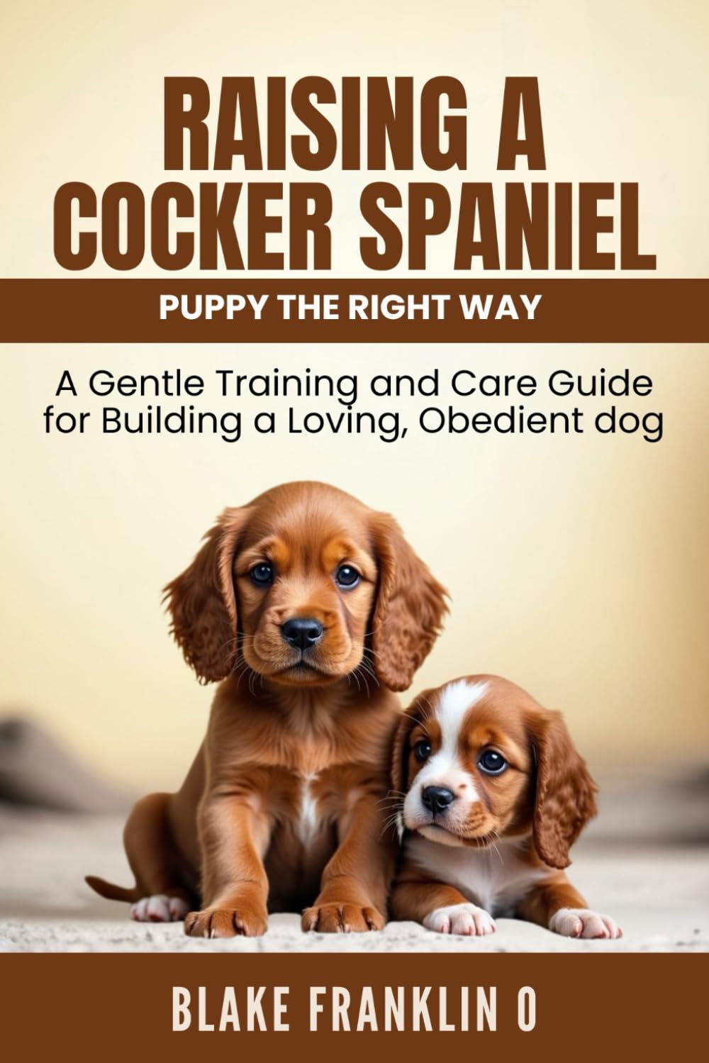 Raising A Cocker Spaniel Puppy The Right Way: A Gentle Training And Care Guide For Building A Loving, Obedient Dog (Family Dog Training Made Simple Series)