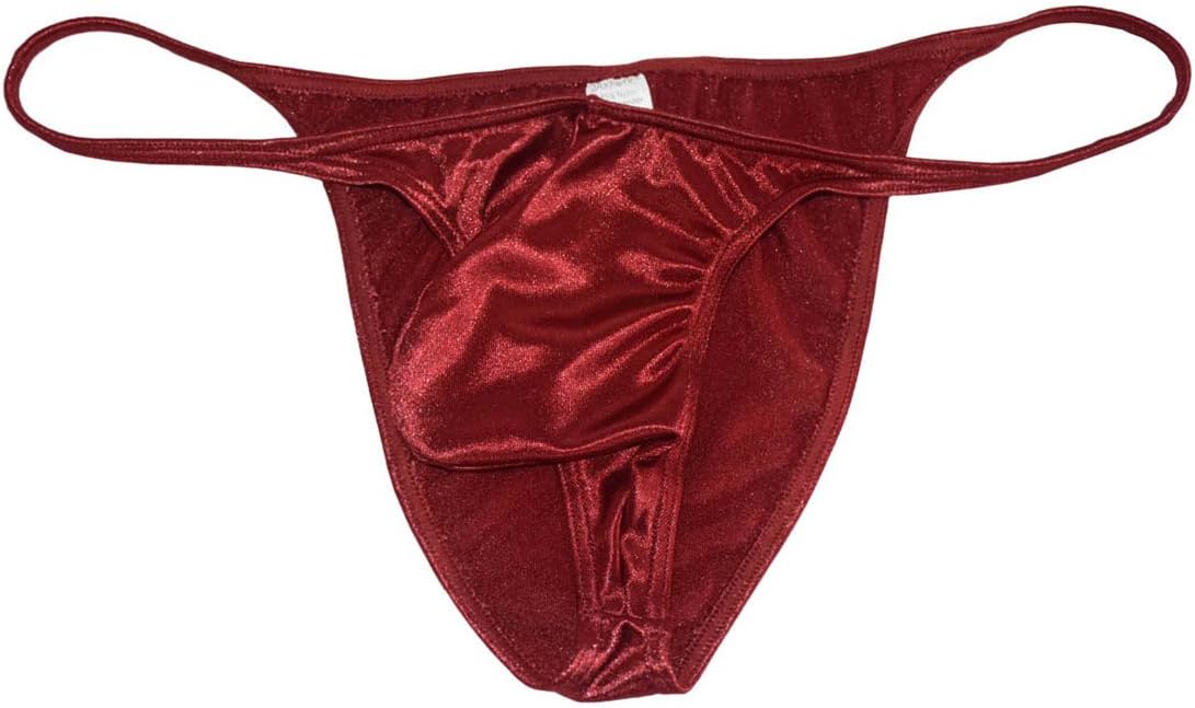 Men Cheeky Shorts Brazilian Bikini Briefs Underwear Micro Male Gym Hip Briefs String-Rib Guys Shiny Trunks
