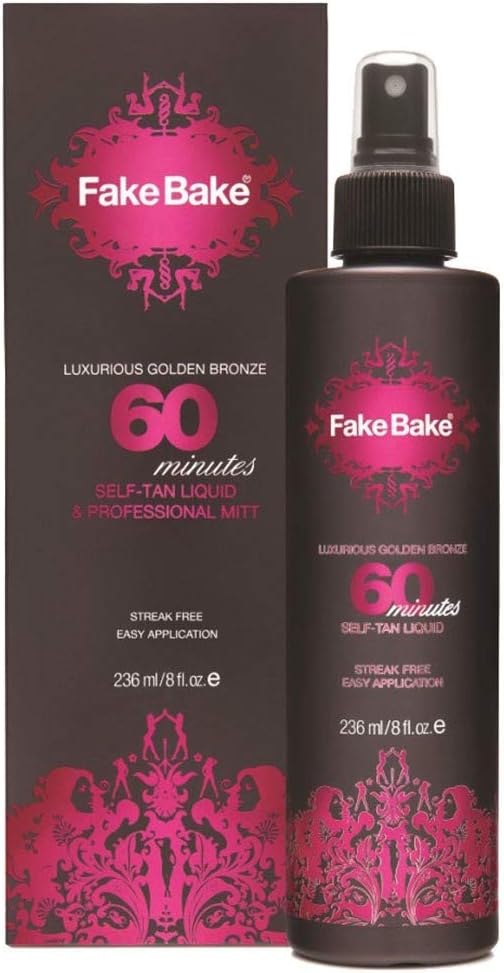 Fake Bake 60 Minutes Rapid Self-Tanning Liquid Spray 8 oz