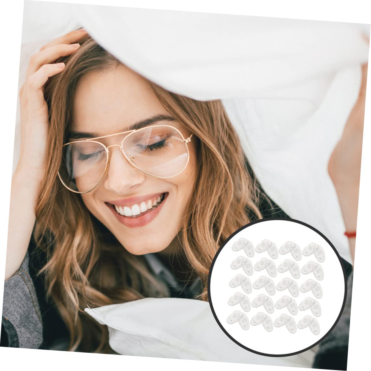 60 De Plaquettes De Lunettes Plaquettes De Lunettes Pour Le Plaquettes De Lunettes De Soleil Raccords D'Air Lunettes De Soleil Pièces Pièce De De Lunettes Anti