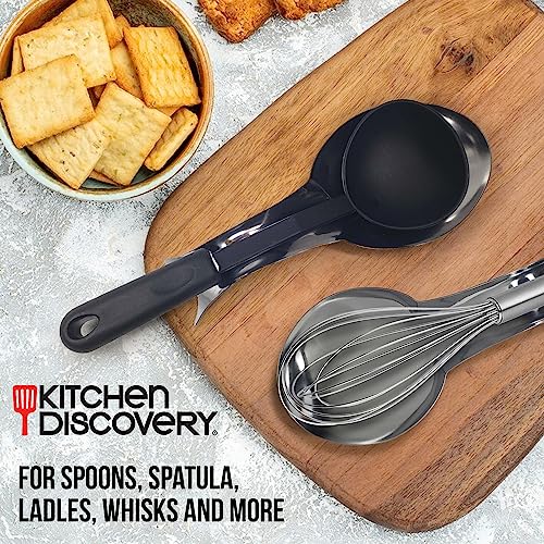 Kitchen Discovery STAINLESS STEEL SPOON REST Kitchen Discovery – Oversized Spoon And Spatula Holder thumb #2