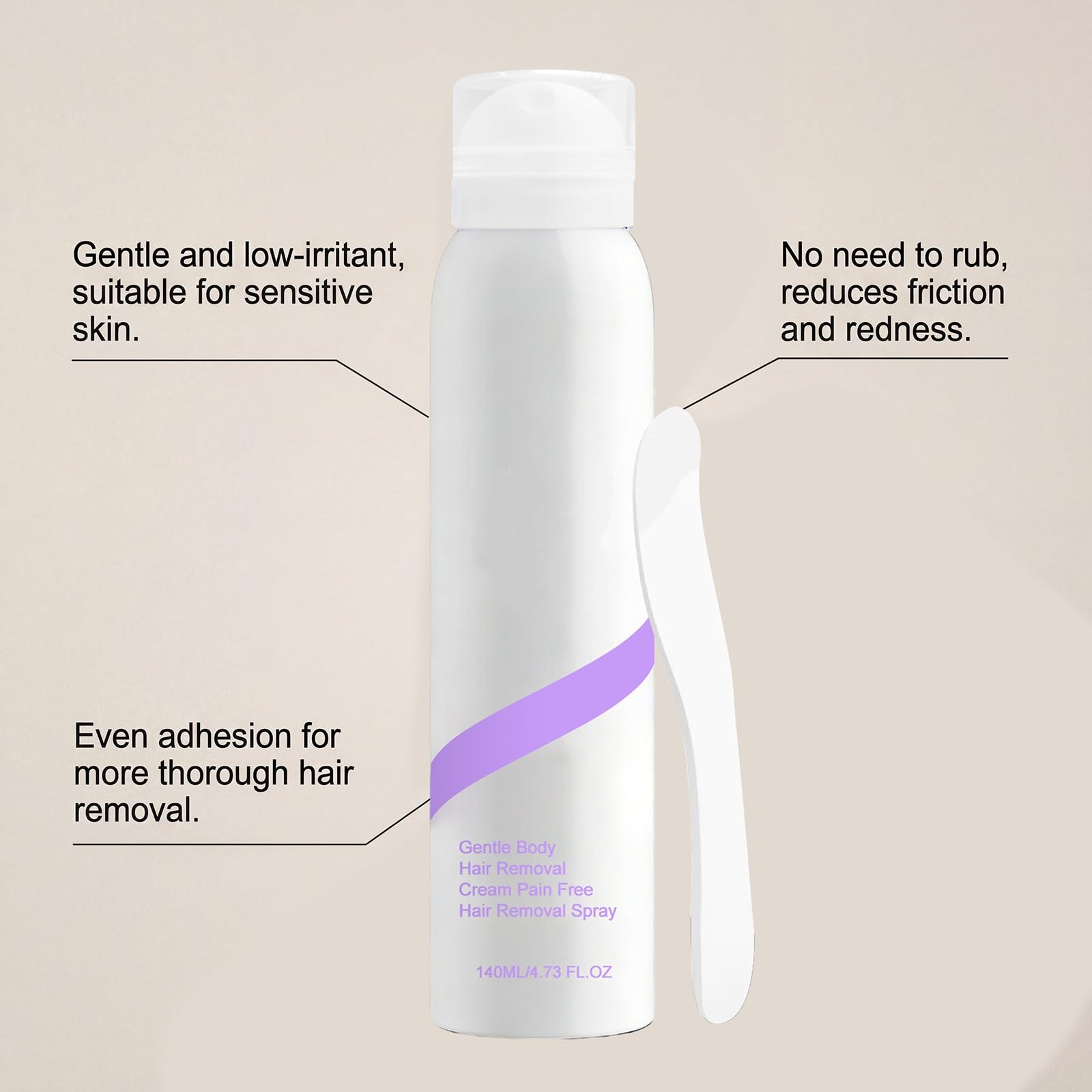 Spray DéPilatoire 140 Ml — Il Prend Soin De Votre Peau Avec DéLicatesse