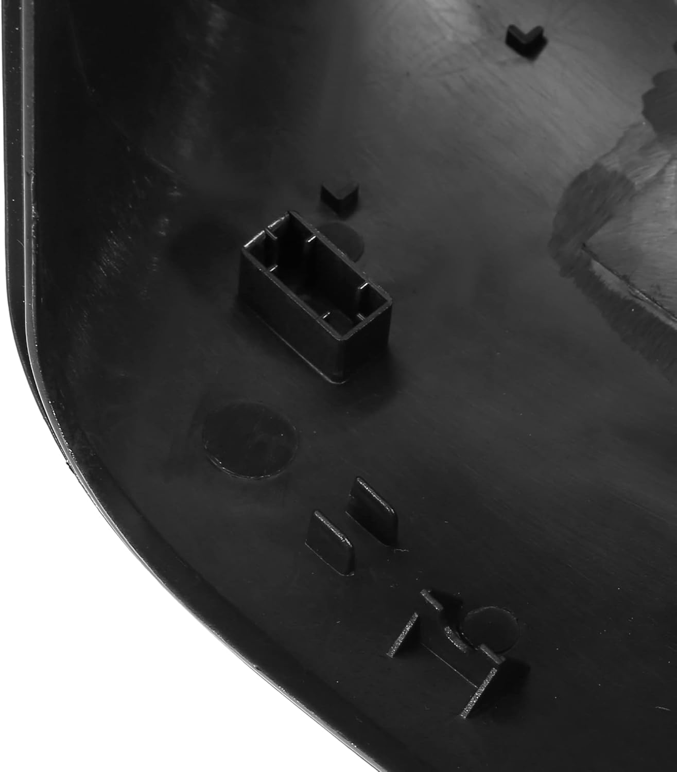 X AUTOHAUX Silver Tone Left Side Car Side Door Wing Mirror Cover Rear View Mirror Cap for Ford Focus MK2 Facelift 2008-2011 for Ford Focus MK3 2012-2017